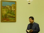 I Mostra de Cultura Catalana a Uruguai  25/04 - Moment de la lectura de poemes de David Castillo