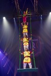 7è Festival Internacional del Circ Elefant d'Or De Tru · Equilibris al trapezi · Vietnam - Espectacle vermell