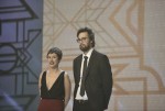 VIII Premis Gaudí Aida Folck i Dani de la Orden lliuren el Premi a la millor pel·lícula europea a Mandariinid (Mandari