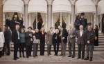 VIII Premis Gaudí Nous Membres d'Honor i junta directiva de l'ACC amb Ada Colau i Isona Passola 