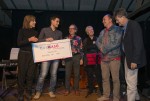 XXIV Temporada Alta. Festival de tardor de Catalunya. Girona-Salt. Equip de F.R.A.U, projecte guanyador del IX Premi Quim Masó, recollint el premi