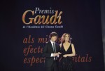 VII Premis Gaudí Maria Molins i Jordi Cruz, lliuradors del premi als Millors efectes especials / digitals