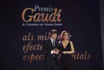 VII Premis Gaudí Maria Molins i Jordi Cruz, lliuradors del premi als Millors efectes especials / digitals