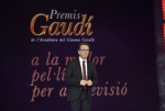 VII Premis Gaudí Jordi Hurtado, lliurador del premi a la Millor pel·lícula per a televisió