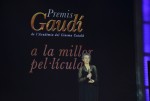 VII Premios Gaudí Carme Sansa, entregando el premio a la Mejor película